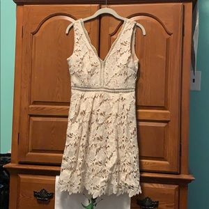 White lace dress size large